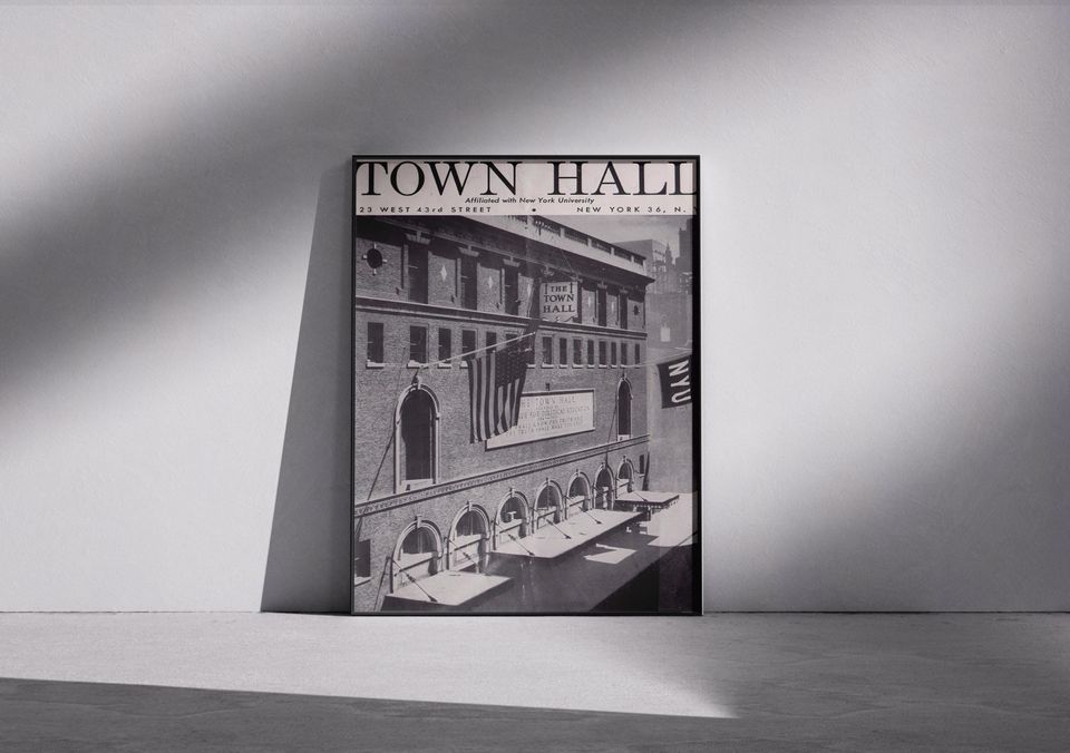 Bob Dylan Poster, Vintage 1963 Concert Program, 60s Folk Art Print