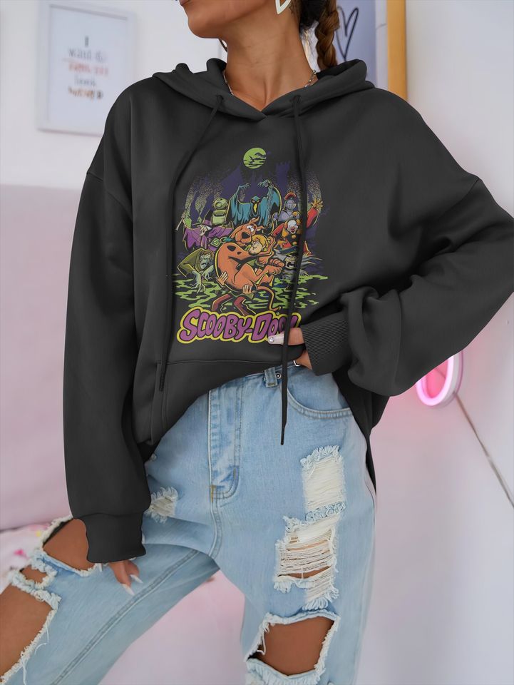 Scooby Doo Vintage Sweatshirt, Halloween Scooby Doo Sweatshirt