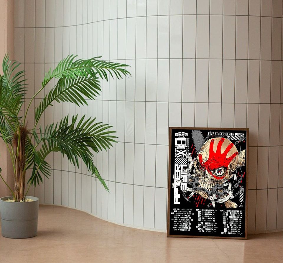 Megadeth-Five-Finger Death Punch Tour 2022 Poster