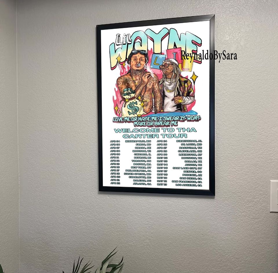 Lil Wayne, Welcome To Tha Carter Tour Dates 2023 Poster