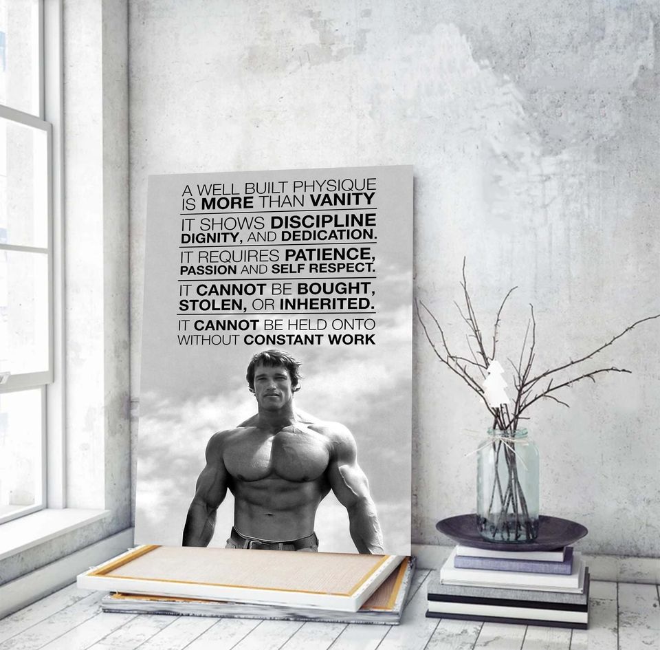 Arnold Schwarzenegger Gym Poster