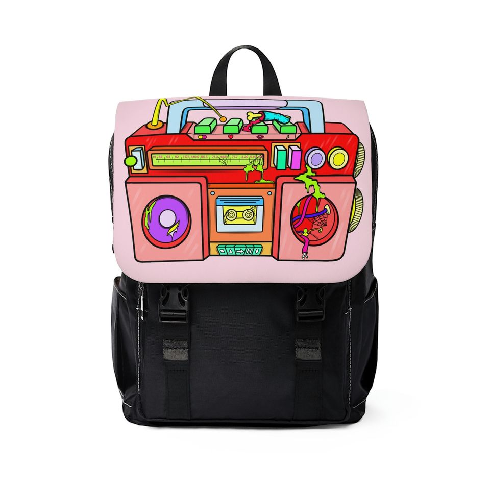 Retro Unisex Casual Shoulder Backpack