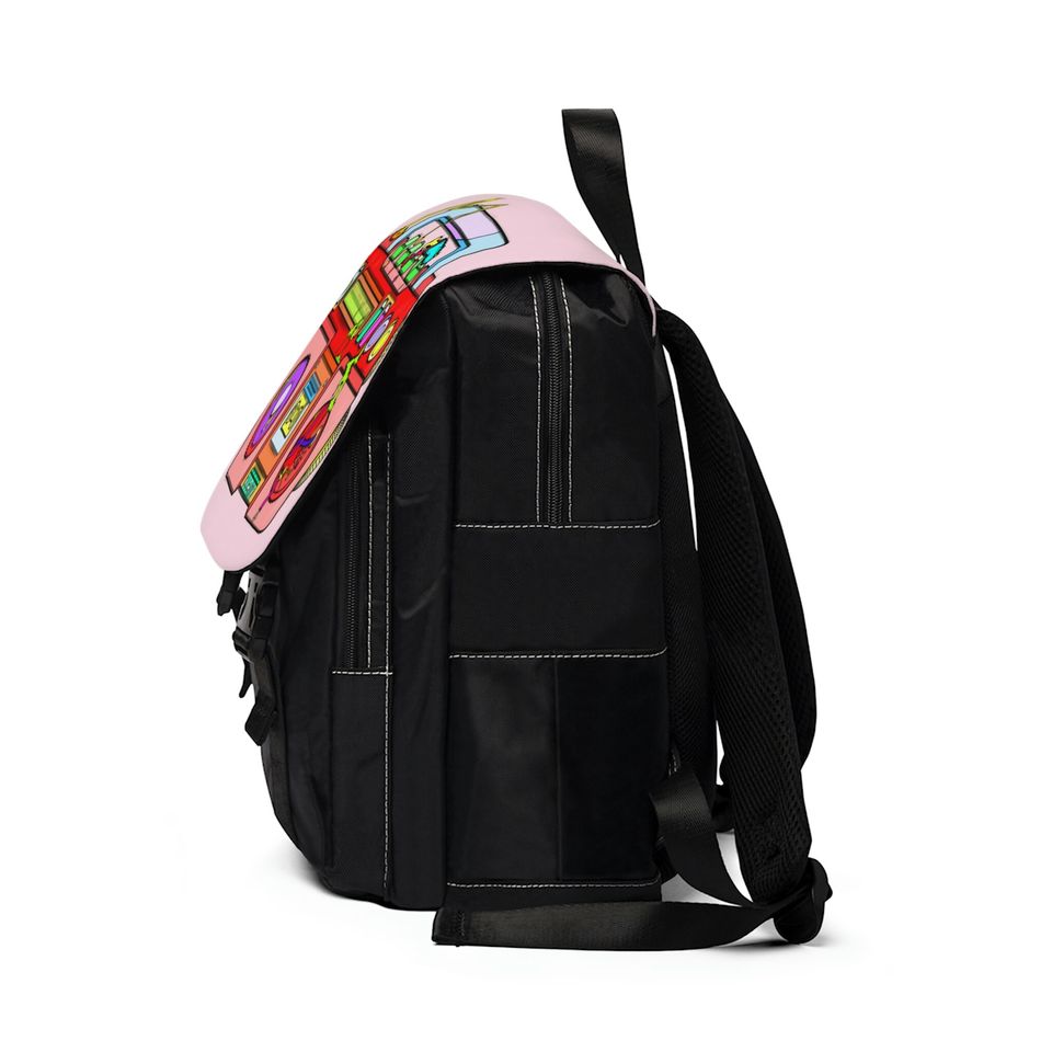 Retro Unisex Casual Shoulder Backpack