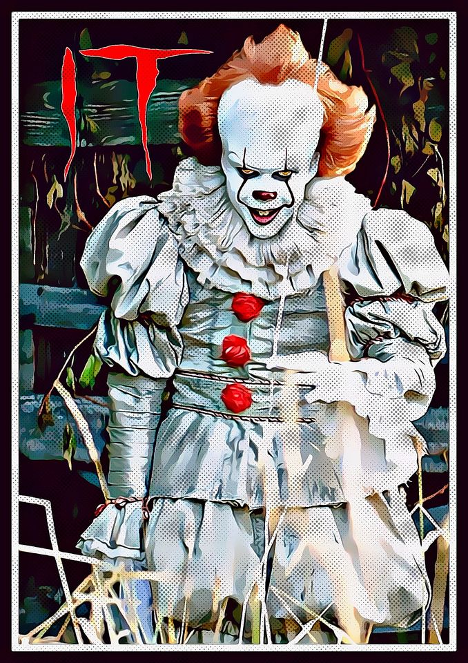 IT Poster, Pennywise Poster, Wall Decor