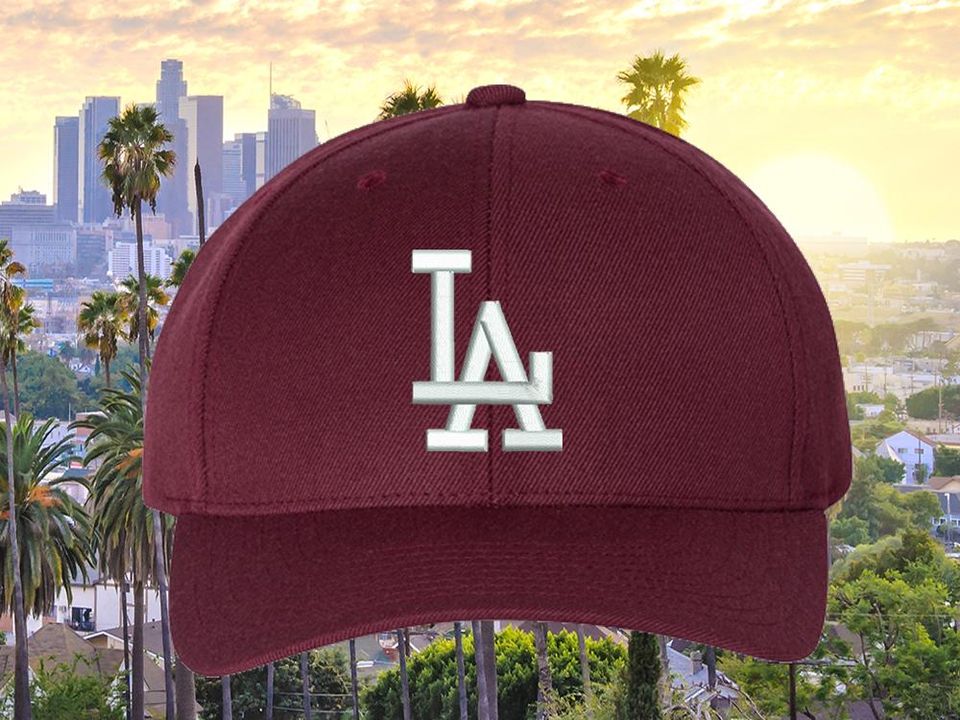 LA Dodgers 3D Embroidered Snapback Cap - Curved Visor
