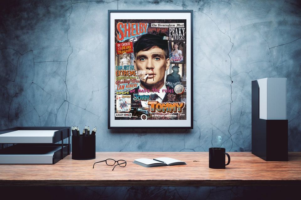 Peaky Blinders Poster, Thomas Shelby Poster