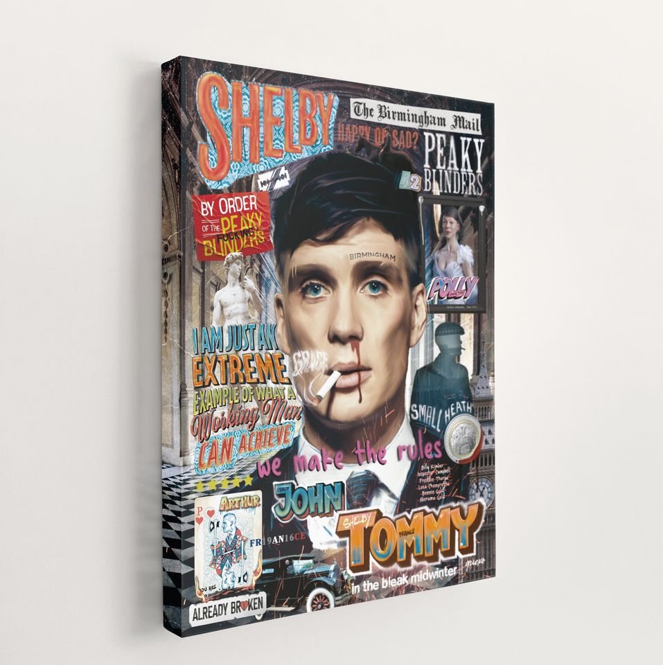 Peaky Blinders Poster, Thomas Shelby Poster