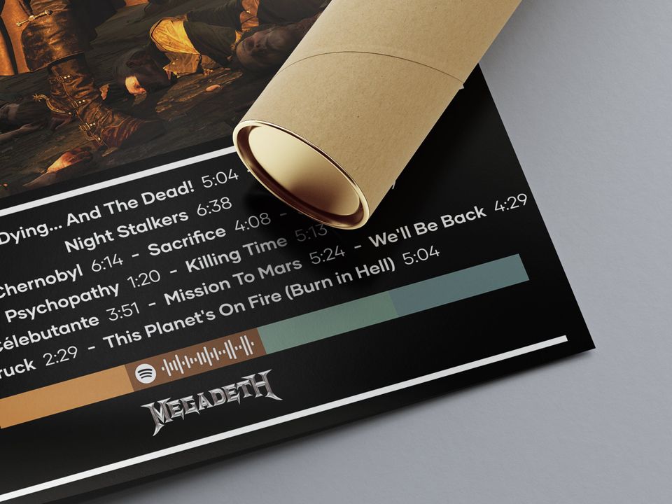 Megadeth Poster | The Sick, the Dying and the Dead! Poster