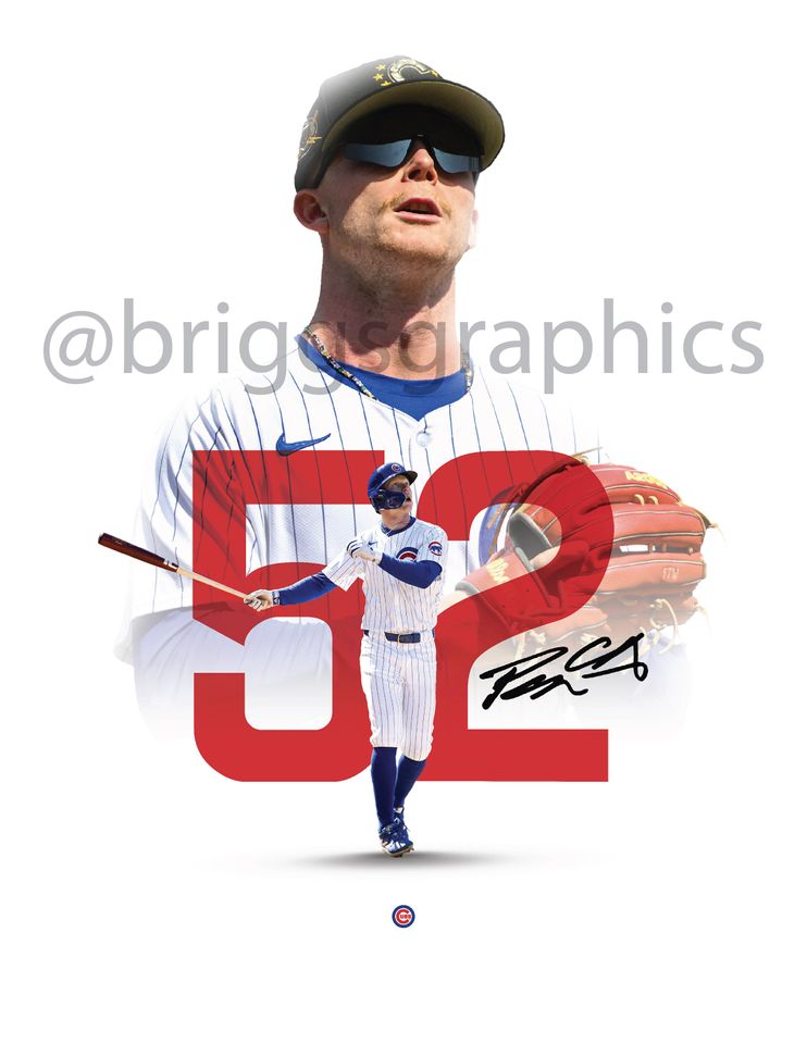 Pete Crow-Armstrong 52 Chicago Cubs Poster/Wall Decor/Print