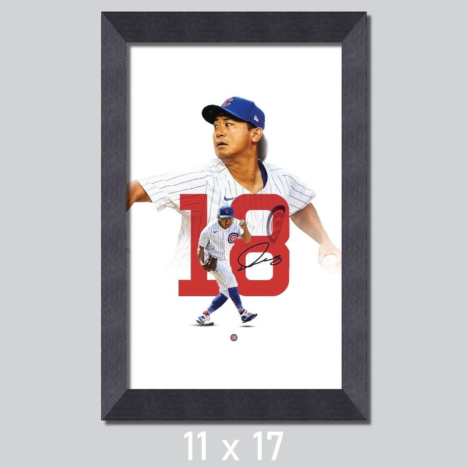 Shota Imanaga 18 Chicago Cubs Baseball Poster/Wall Decor/Print