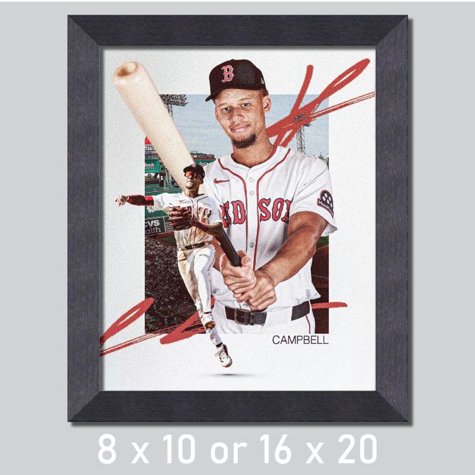 Kristian Campbell Boston Red Sox Baseball Poster/Wall Decor/Print