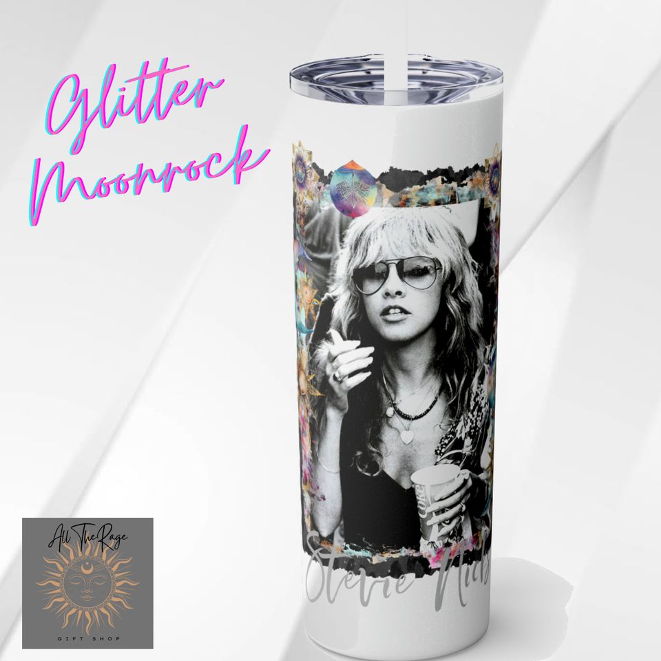 Stevie Nicks Tumbler with Lid and Straw 20oz