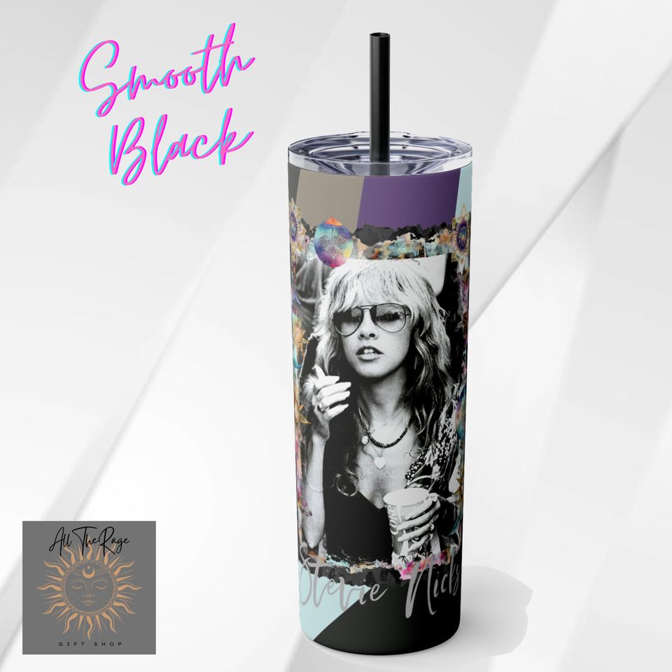 Stevie Nicks Tumbler with Lid and Straw 20oz