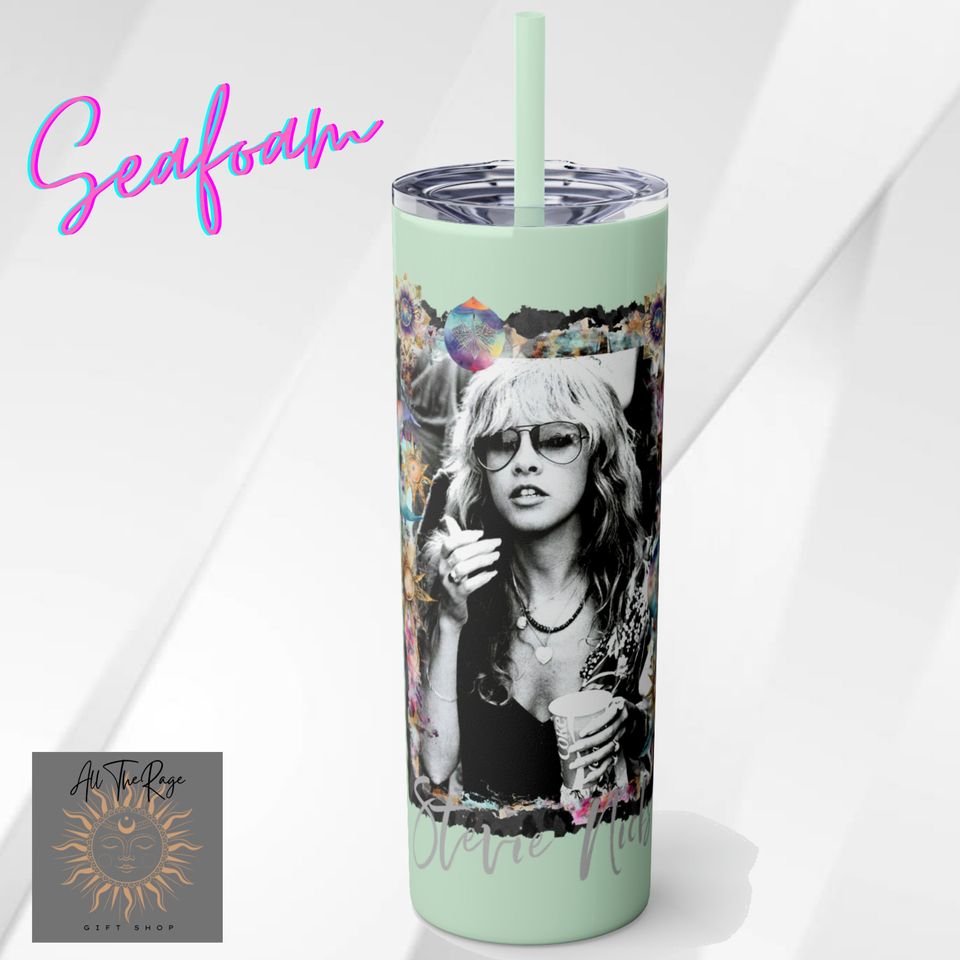 Stevie Nicks Tumbler with Lid and Straw 20oz