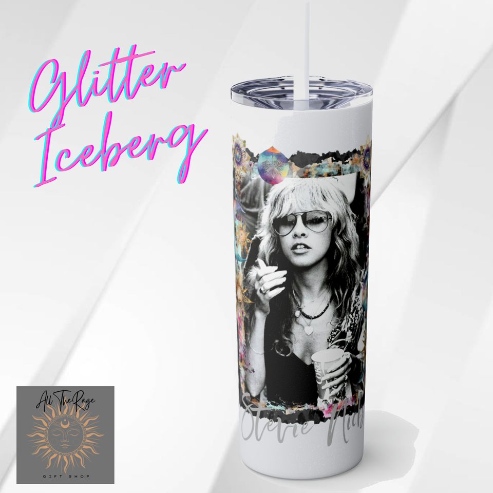 Stevie Nicks Tumbler with Lid and Straw 20oz
