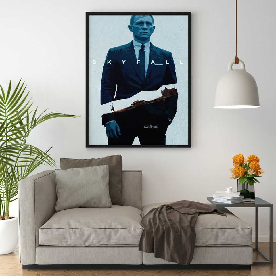 Skyfall Poster - James Bond - Sam Mendes - Minimalist Movie Poster