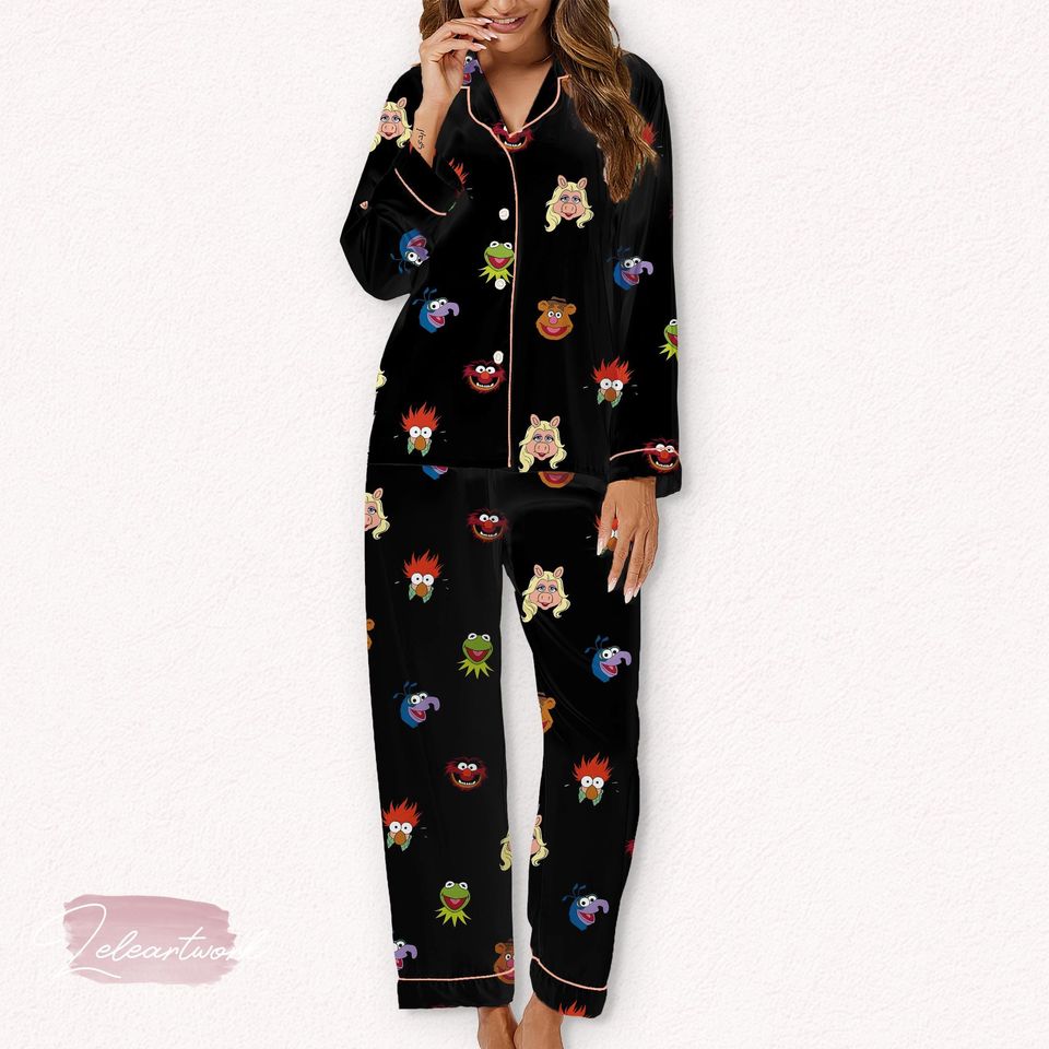 Muppet Set  Cute Pajamas Featuring Kermit, Miss Piggy, Animal & More