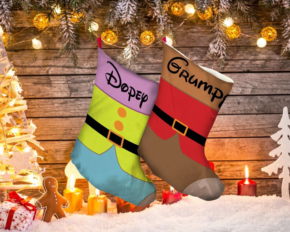 Disney Snow White and the Seven Dwarfs Stocking, Grumpy Stocking