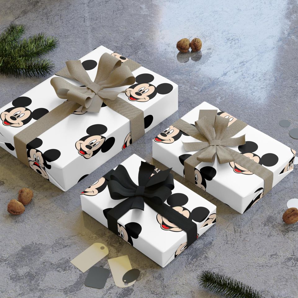 Mickey Mouse Gift Wrapping Paper Roll