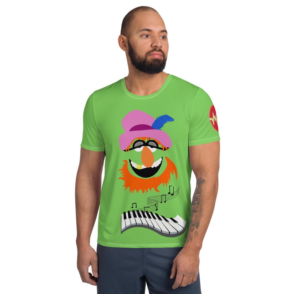 Lime Green Mayhem Men's T-shirt