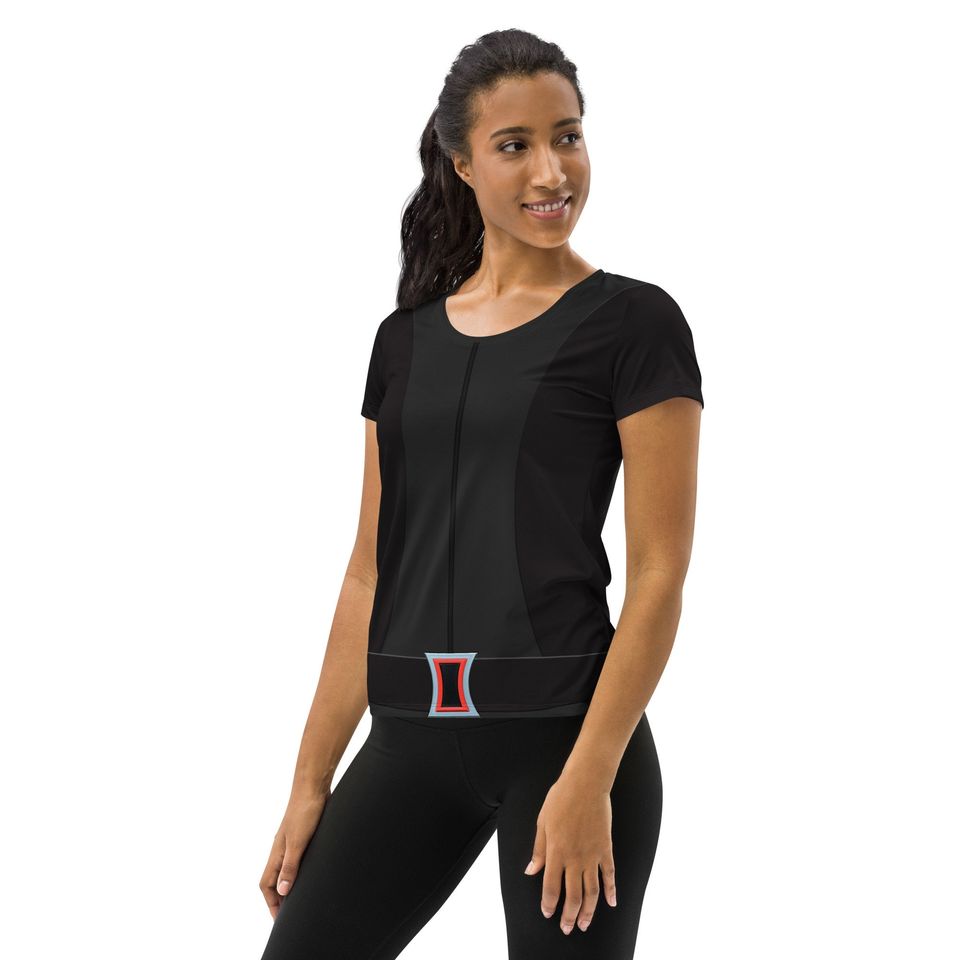 Black Spider T-shirt – Fun Cartoon Casual Graphic Tee for Adults
