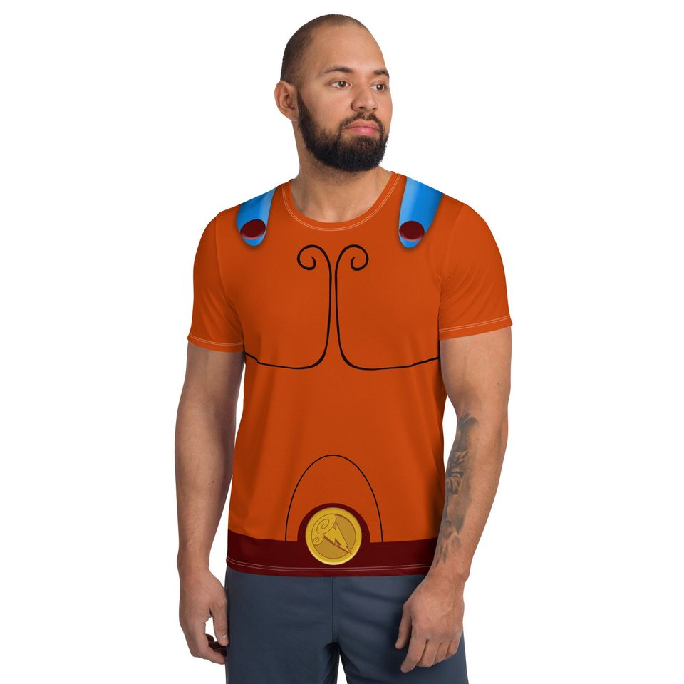 Hercules Men’s 3D Graphic T-Shirt – Bold Mythology Inspired Casual Wear