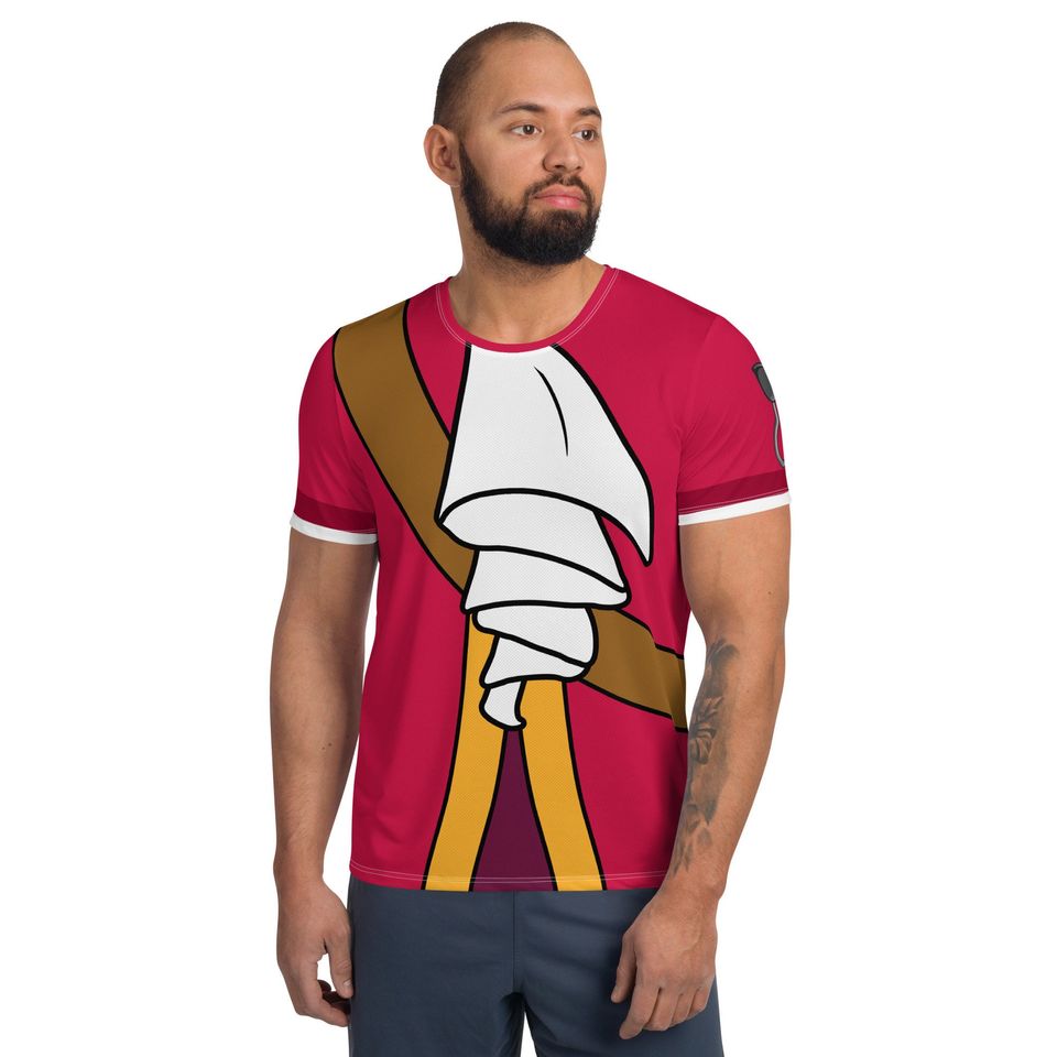 Captain Hook Inspired Men's T-shirt – Fun Cartoon Casual Graphic Tee for Adults