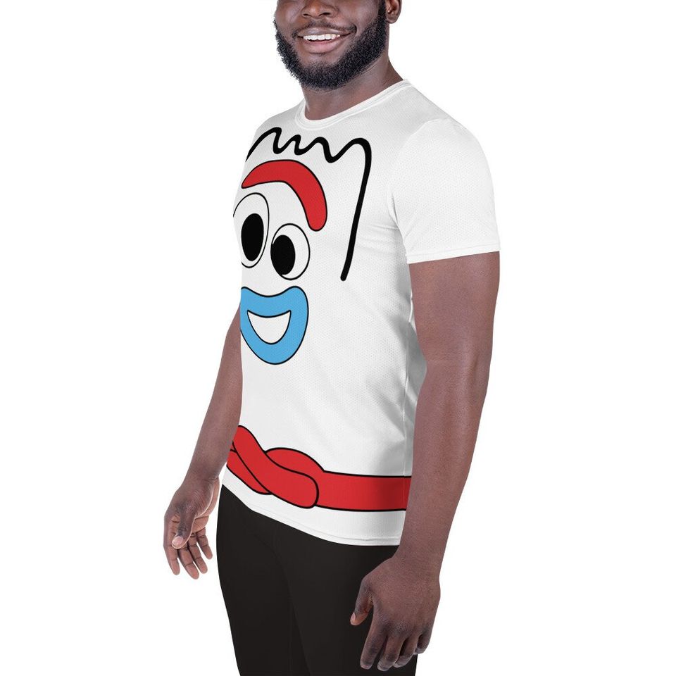 The Fork Men's T-shirt – Fun Cartoon Casual Graphic Tee for Adults