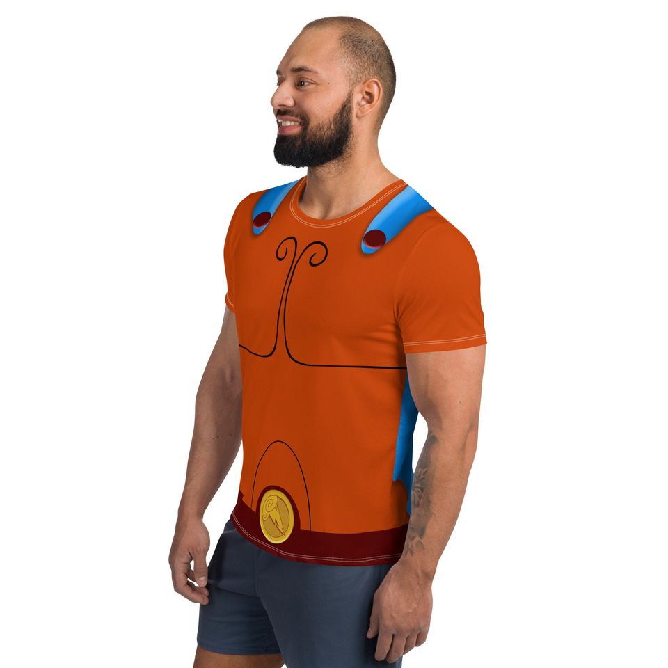 Hercules Men’s 3D Graphic T-Shirt – Bold Mythology Inspired Casual Wear