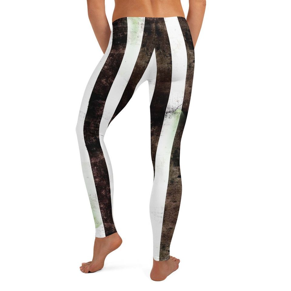 Beetle Ghost Leggings – Comfortable High Waist Yoga Pants for Women