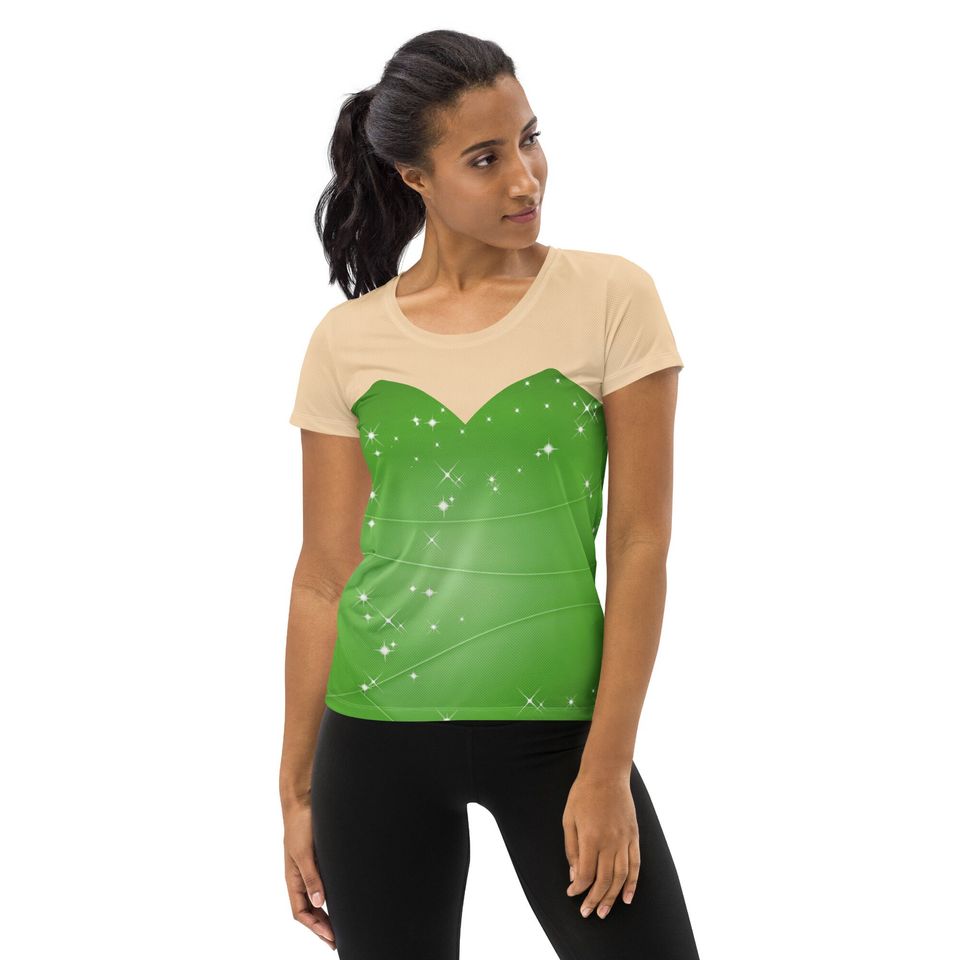 Tinker Bell Inspired Women's Athletic T-shirt