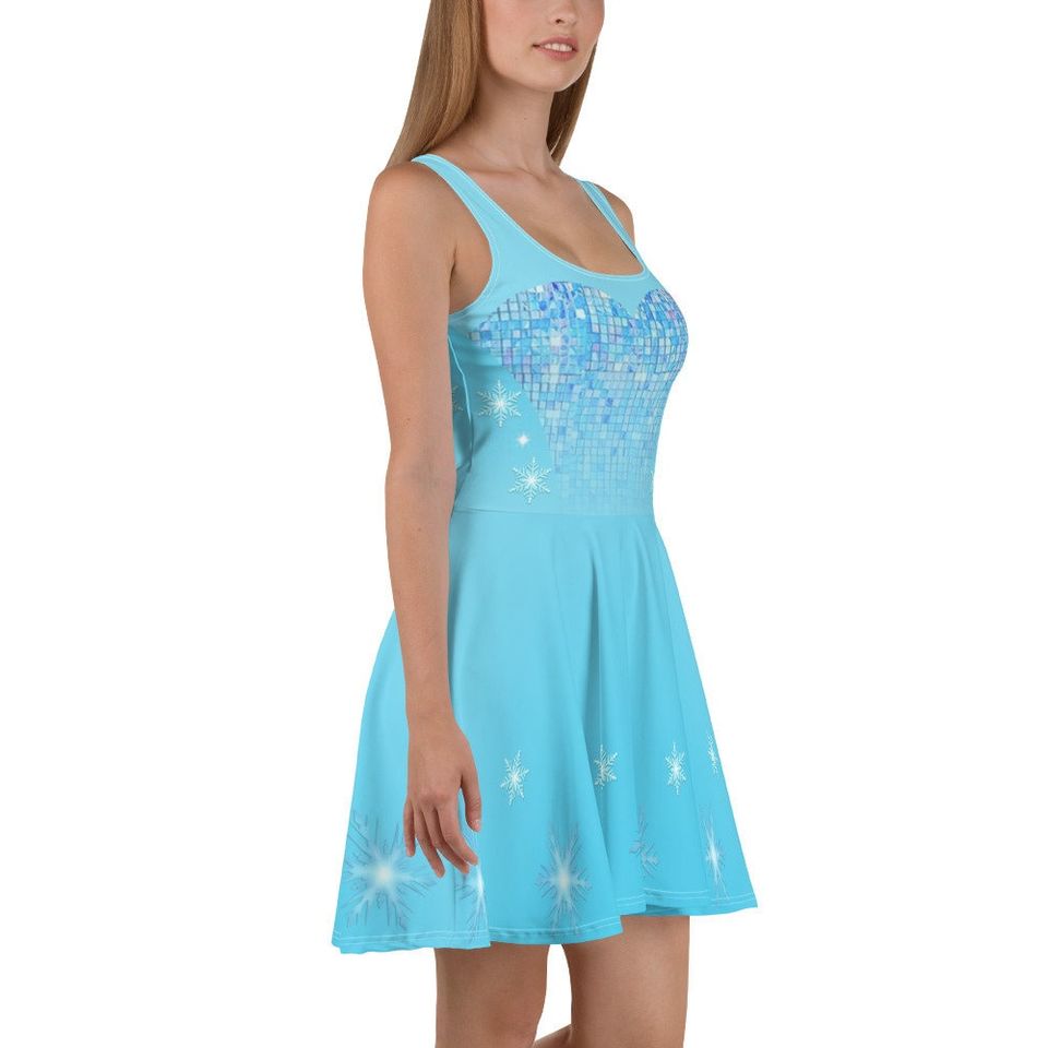 Elsa Inspired Skater Dress