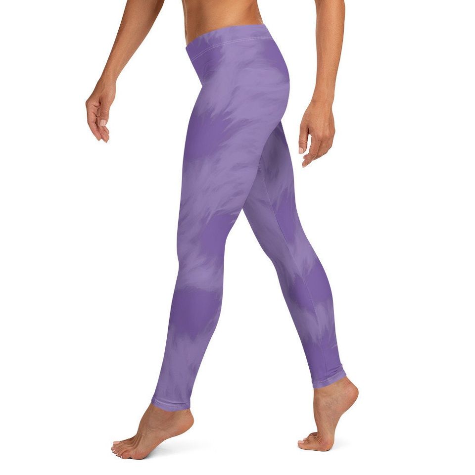 Purple Puff Leggings
