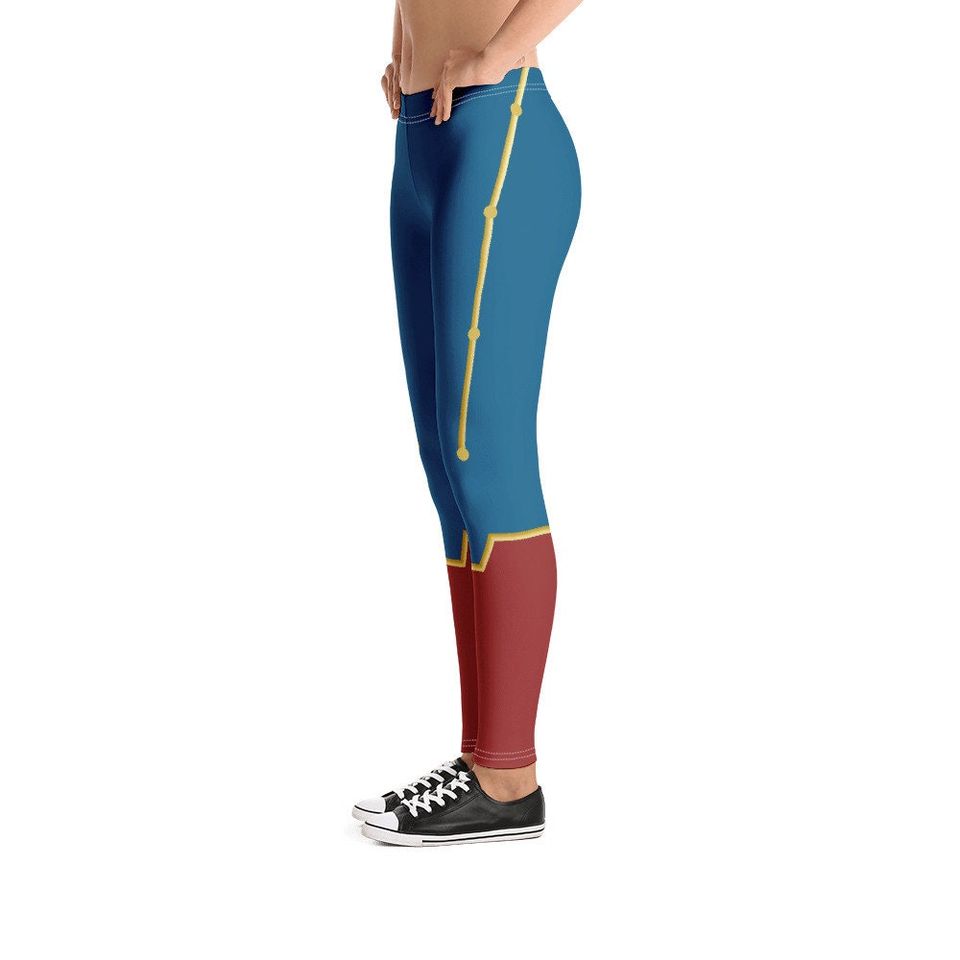 Captain Marvel Inspired Leggings