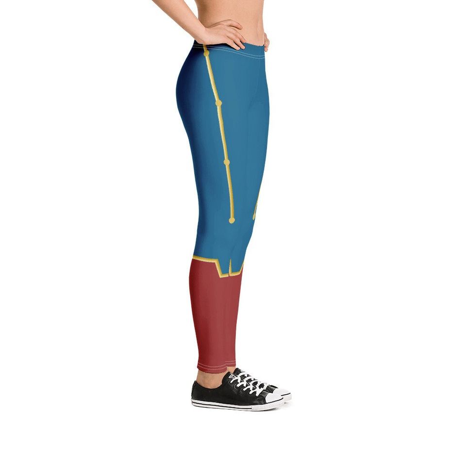 Captain Marvel Inspired Leggings