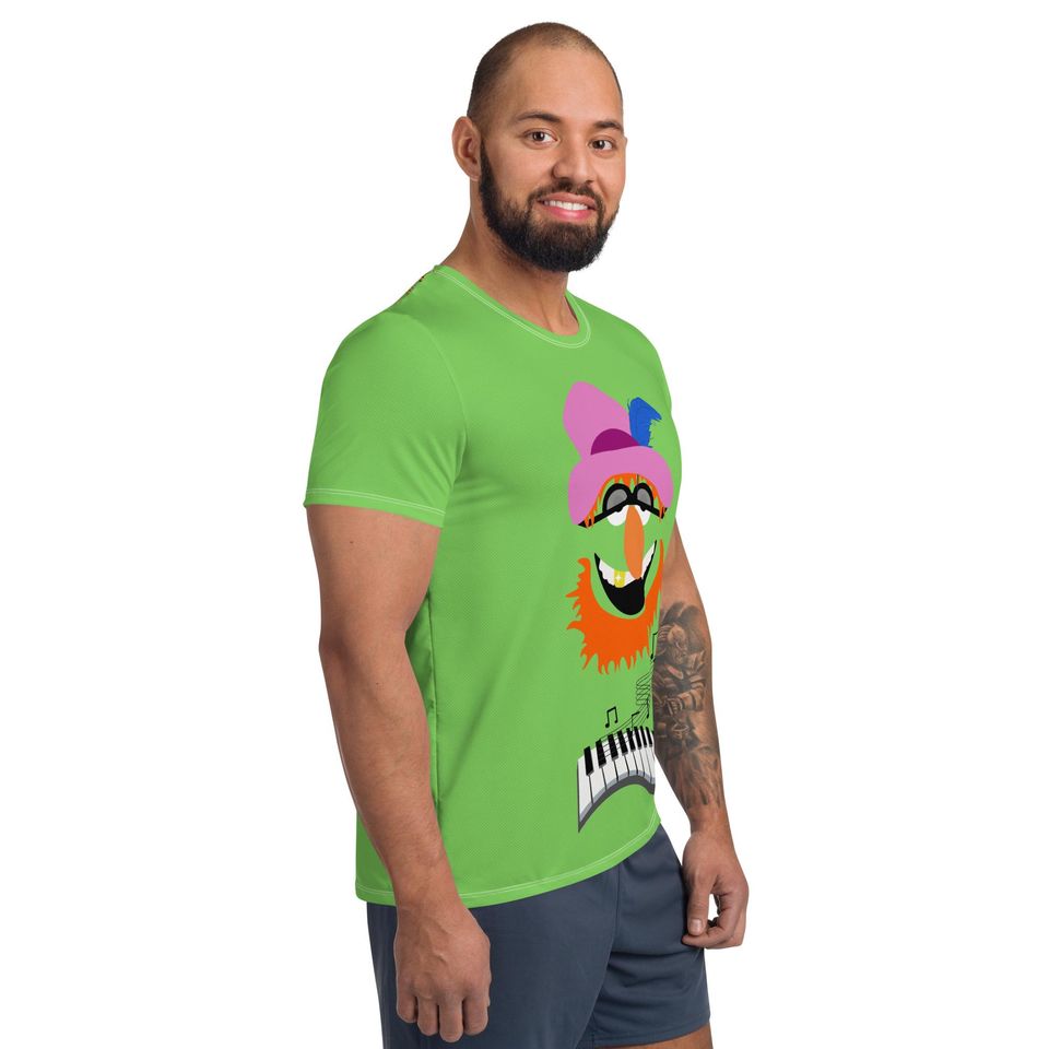 Lime Green Mayhem Men's T-shirt