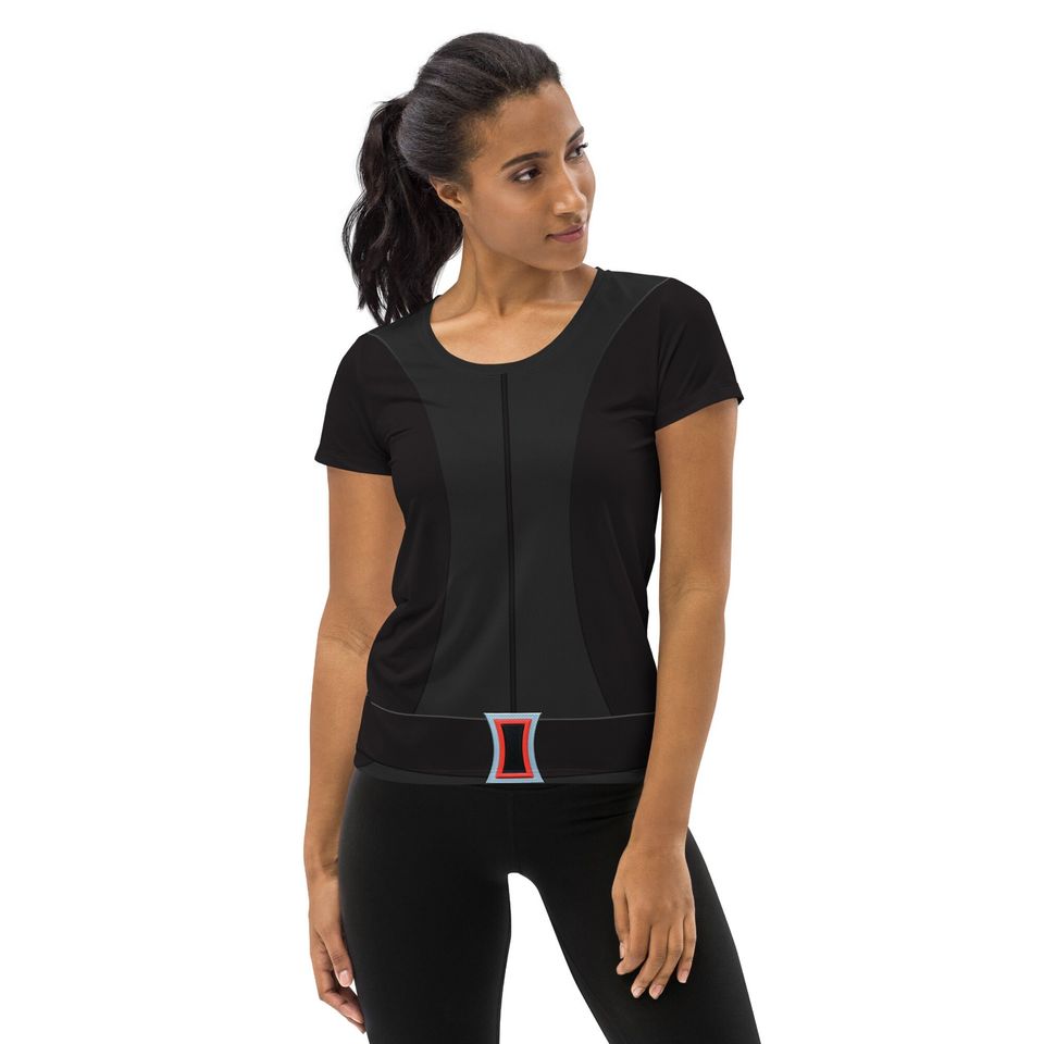 Black Spider T-shirt – Fun Cartoon Casual Graphic Tee for Adults