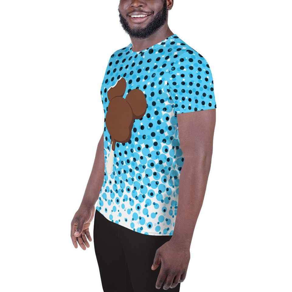 Ice Cream Bar Men's T-shirt – Fun Cartoon Casual Graphic Tee for Adults