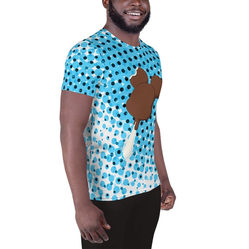 Ice Cream Bar Men's T-shirt – Fun Cartoon Casual Graphic Tee for Adults
