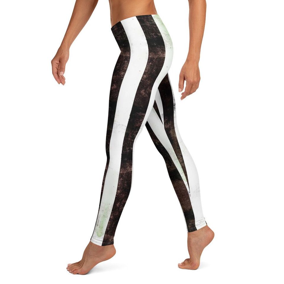 Beetle Ghost Leggings – Comfortable High Waist Yoga Pants for Women