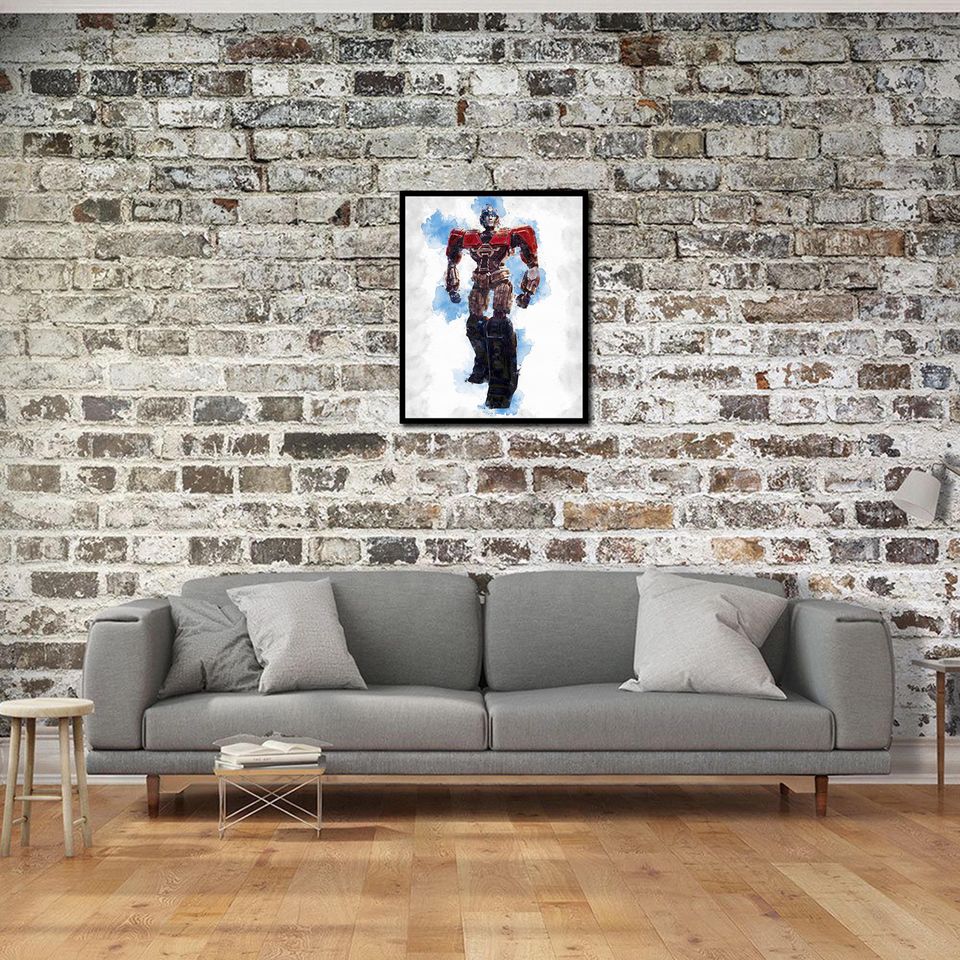 OPTIMUS PRIME POSTER - Transformers One Poster - Watercolor Art