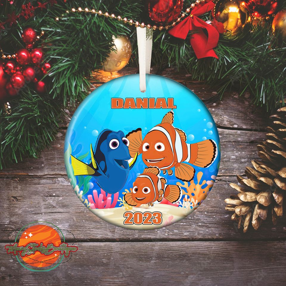 Personalized Finding Nemo Ornaments,  Disney Christmas Ornament