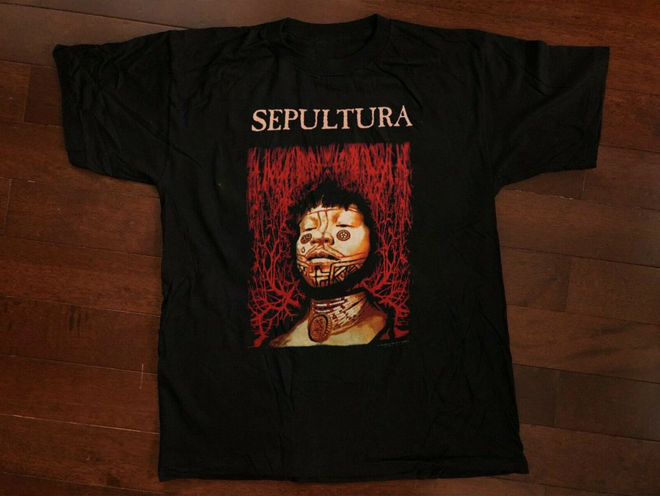 Vintage 1996 Sepultura Roots World Tour T-Shirt, Sepultura T-Shirt, Sepultura T-Shirt