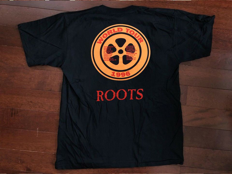 Vintage 1996 Sepultura Roots World Tour T-Shirt, Sepultura T-Shirt, Sepultura T-Shirt