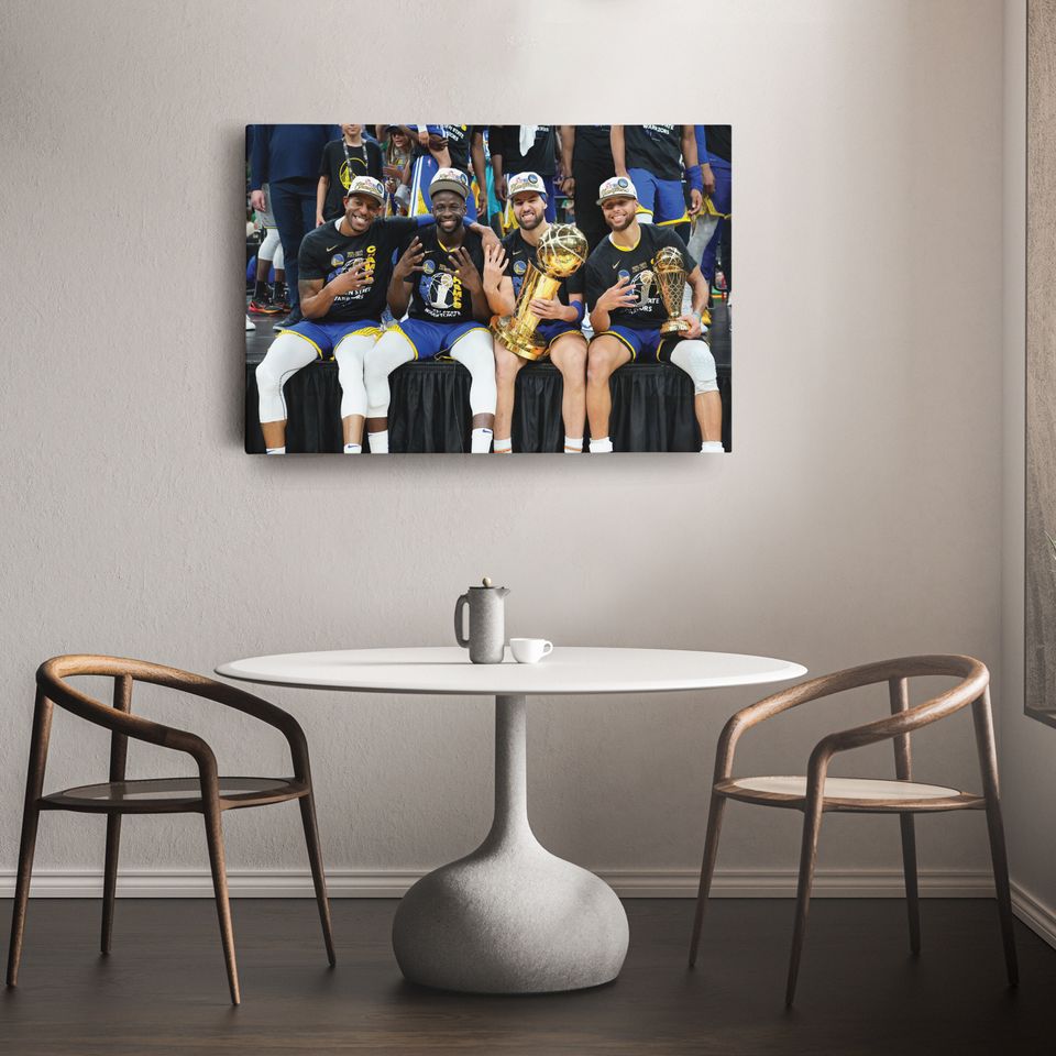 Golden State Warriors Poster 4 time NBA Champions