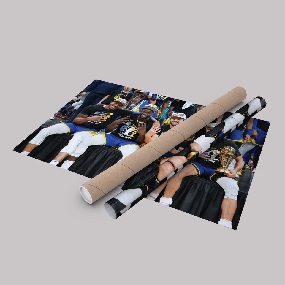 Golden State Warriors Poster 4 time NBA Champions