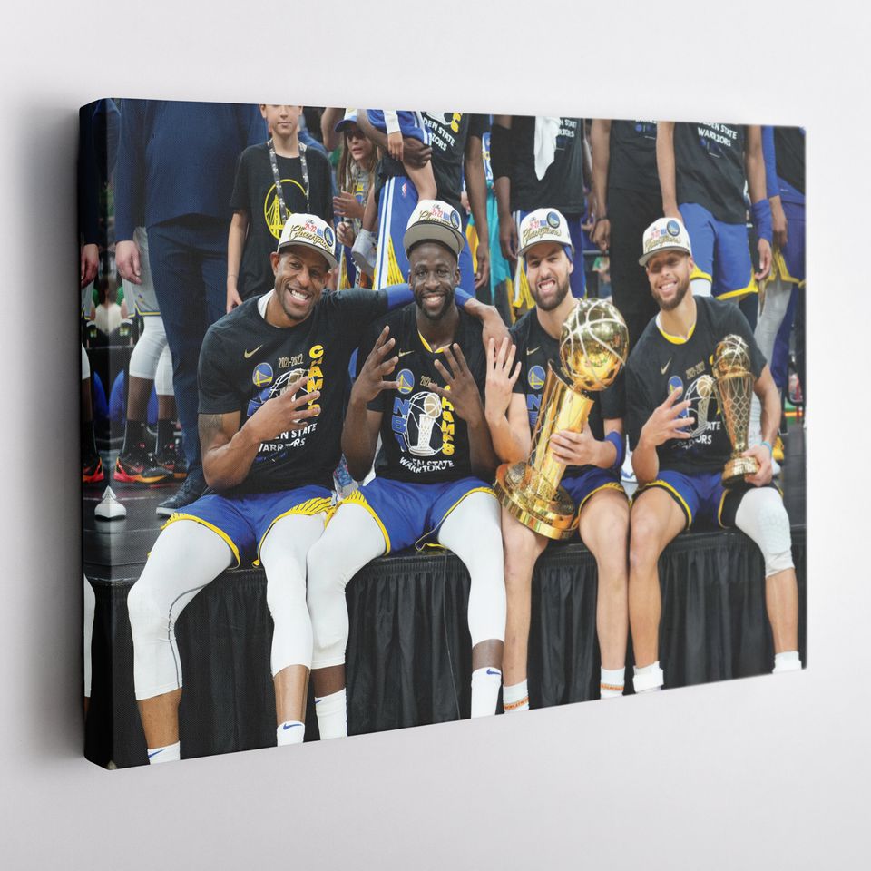 Golden State Warriors Poster 4 time NBA Champions