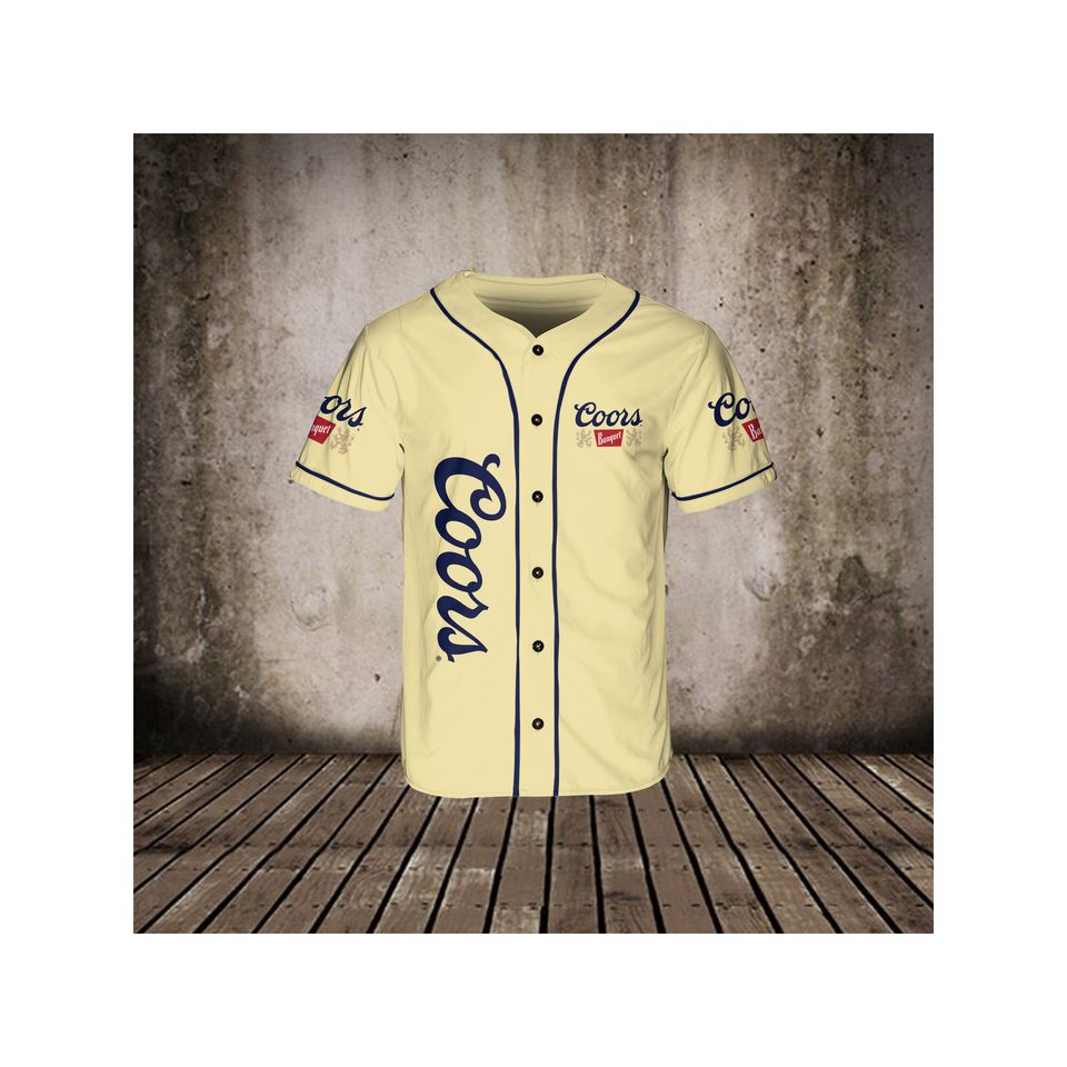CCOORS Banquet Baseball Jersey, Beer Lovers