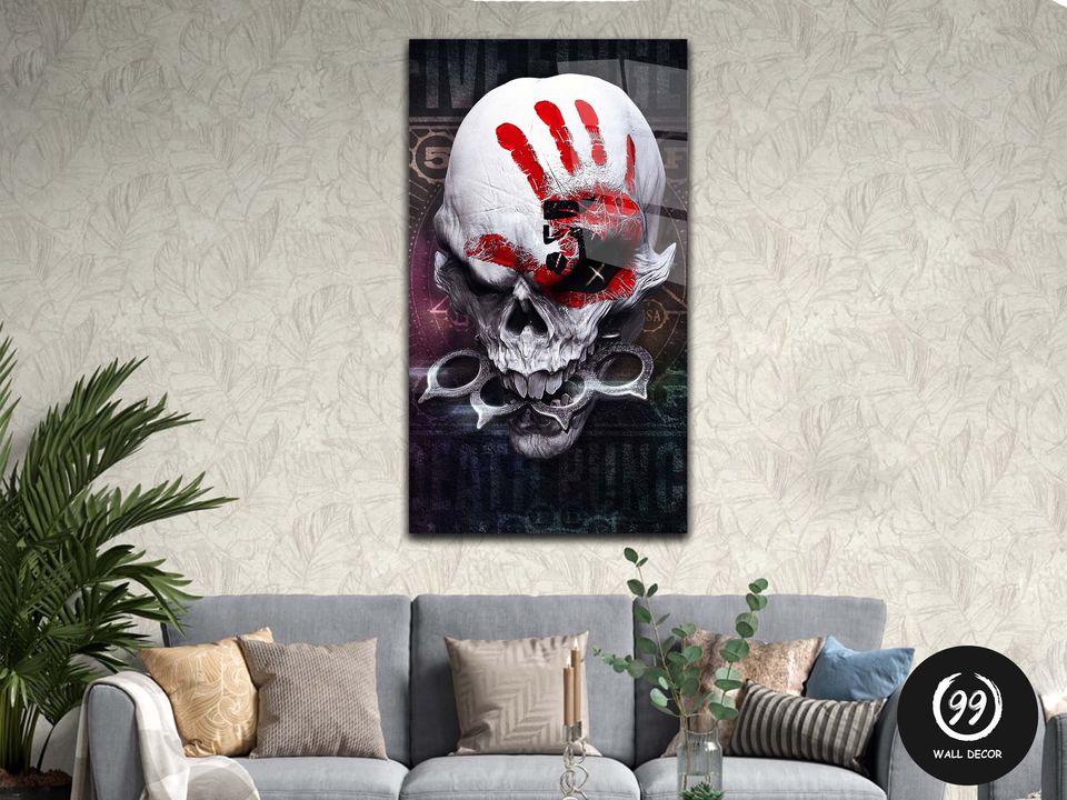Five Finger Death Punch demon Poster, Wall Art Wall Dcor, Home Decor,
