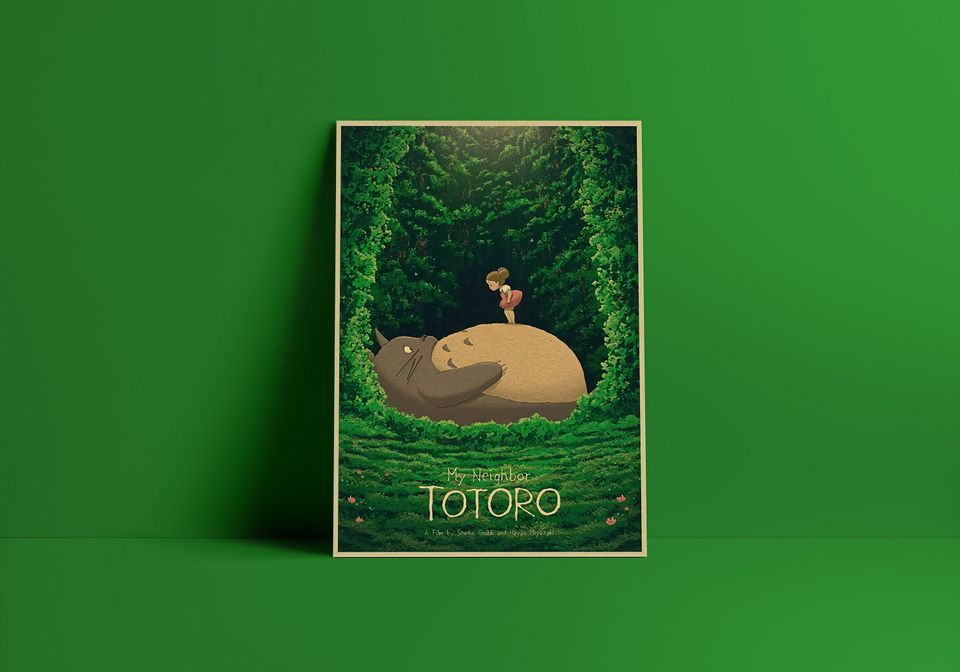 My Neighbor Totoro Vintage Poster